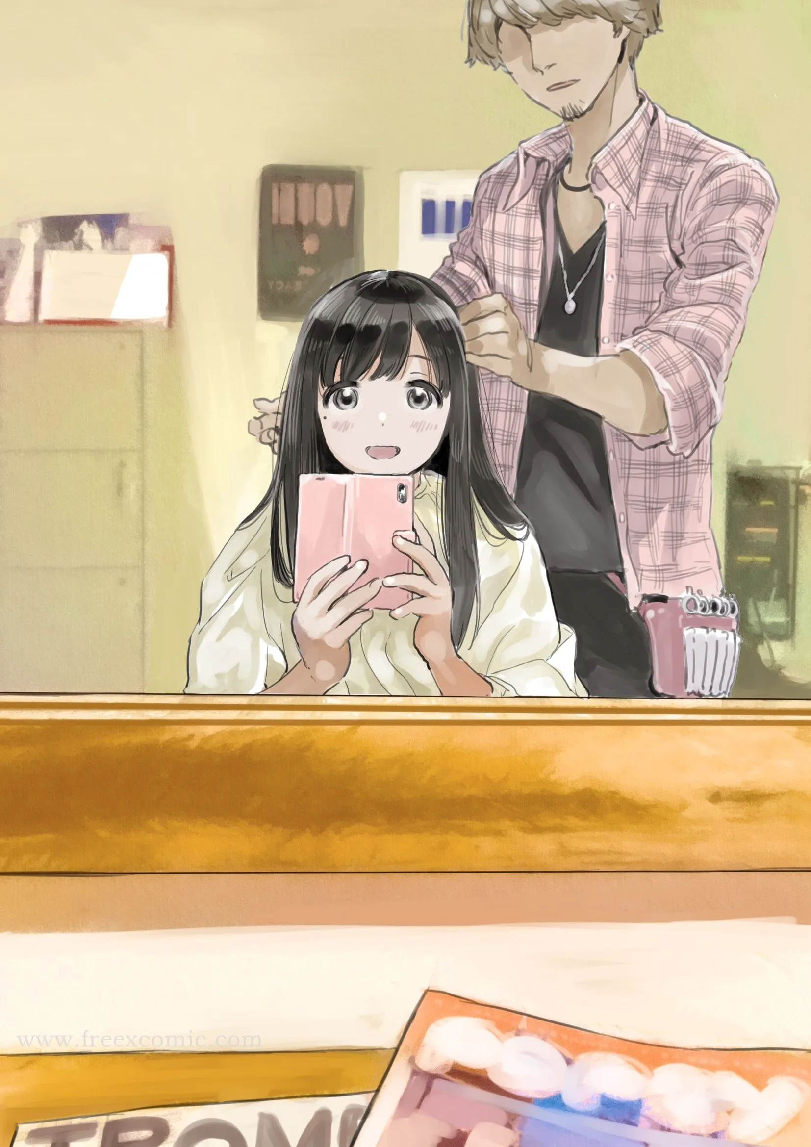 (新)[チョコロ]彼女のスマホを覗いただけなのに1-3[无修正][转尾巴猫汉化] - 第2话 - page 5