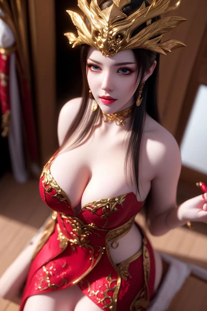 [AI绘画]国漫女主-阿七.蔷薇.高瑶.小舞.云曦.应天王后.美杜莎 - 第09话 - page 34