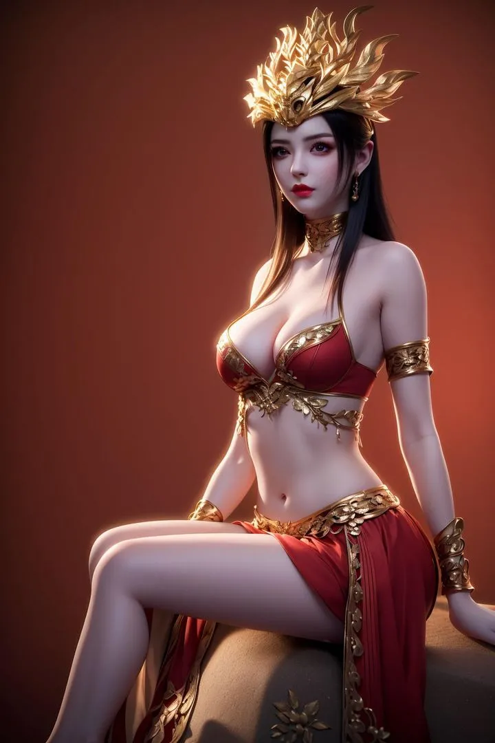 [AI绘画]国漫女主-阿七.蔷薇.高瑶.小舞.云曦.应天王后.美杜莎 - 第09话 - page 45