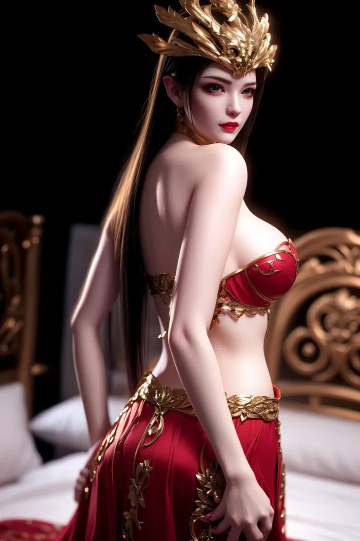 [AI绘画]国漫女主-阿七.蔷薇.高瑶.小舞.云曦.应天王后.美杜莎 - 第09话 - page 57
