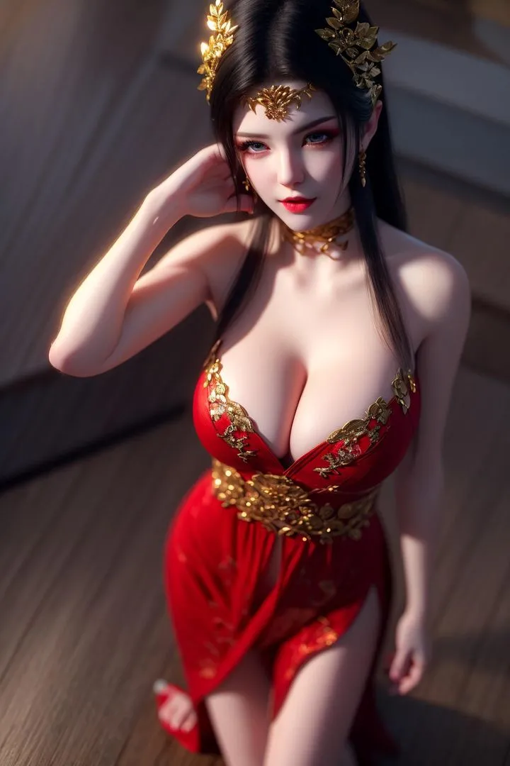 [AI绘画]国漫女主-阿七.蔷薇.高瑶.小舞.云曦.应天王后.美杜莎 - 第09话 - page 64