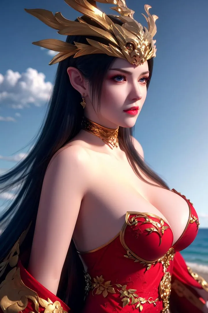 [AI绘画]国漫女主-阿七.蔷薇.高瑶.小舞.云曦.应天王后.美杜莎 - 第09话 - page 75