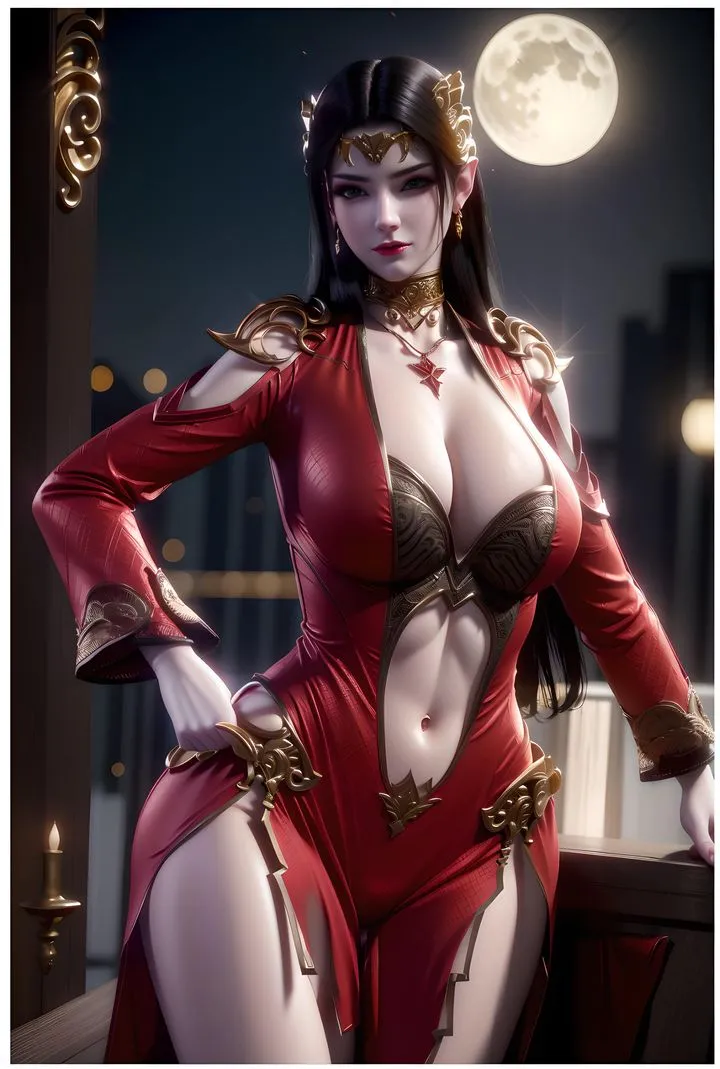 [AI绘画]国漫女主-阿七.蔷薇.高瑶.小舞.云曦.应天王后.美杜莎 - 第13话-最终话 - page 17