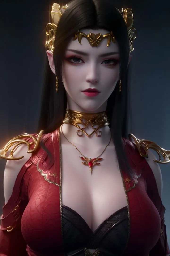 [AI绘画]国漫女主-阿七.蔷薇.高瑶.小舞.云曦.应天王后.美杜莎 - 第13话-最终话 - page 54