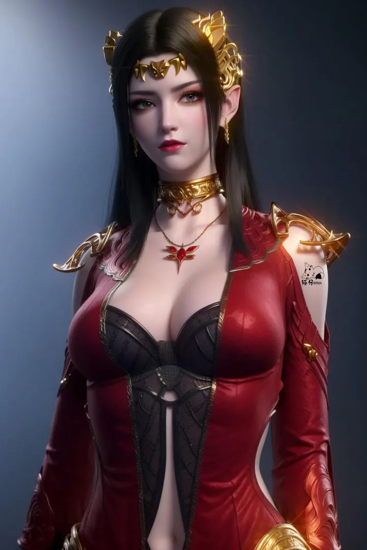 [AI绘画]国漫女主-阿七.蔷薇.高瑶.小舞.云曦.应天王后.美杜莎 - 第13话-最终话 - page 55