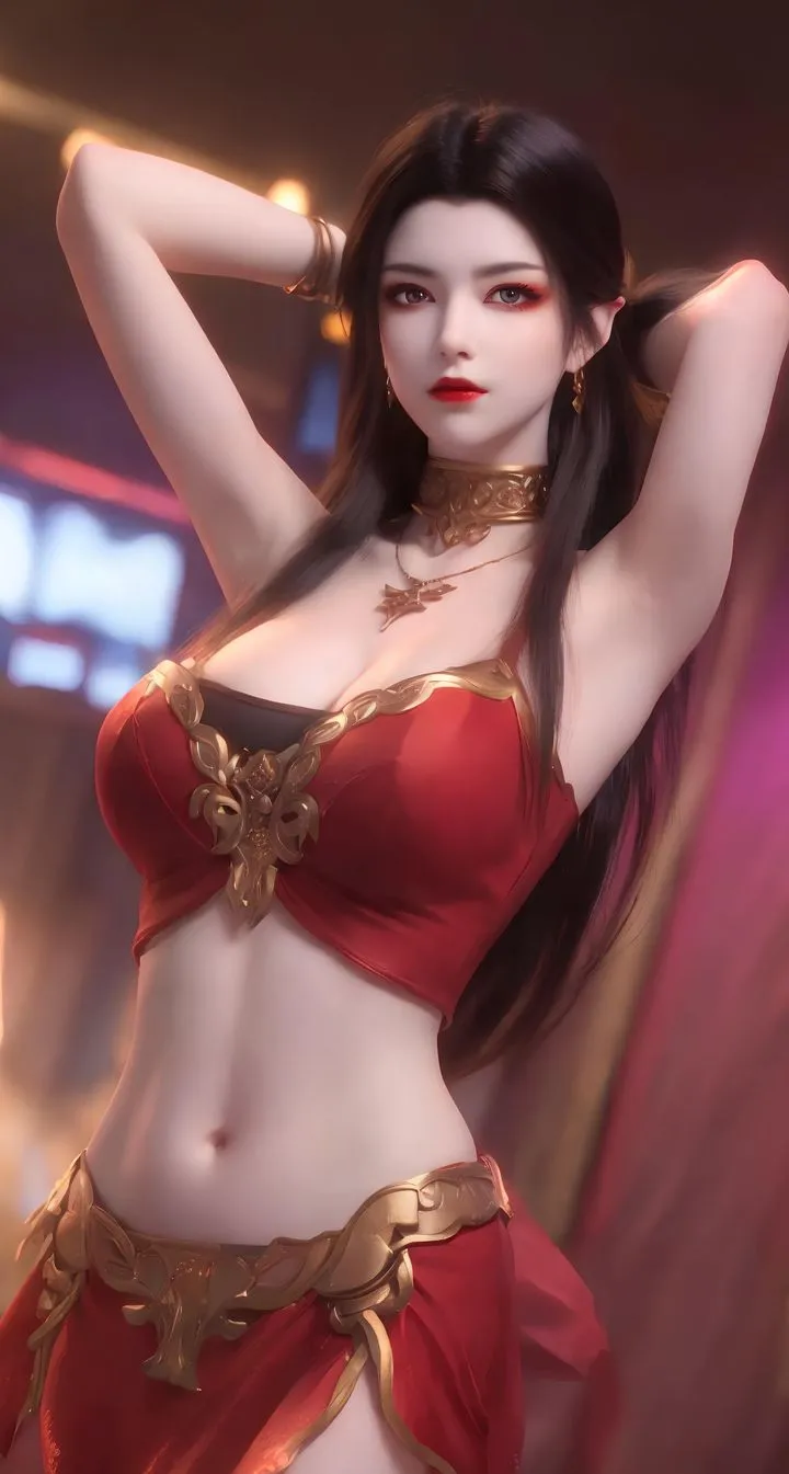 [AI绘画]国漫女主-阿七.蔷薇.高瑶.小舞.云曦.应天王后.美杜莎 - 第08话 - page 34