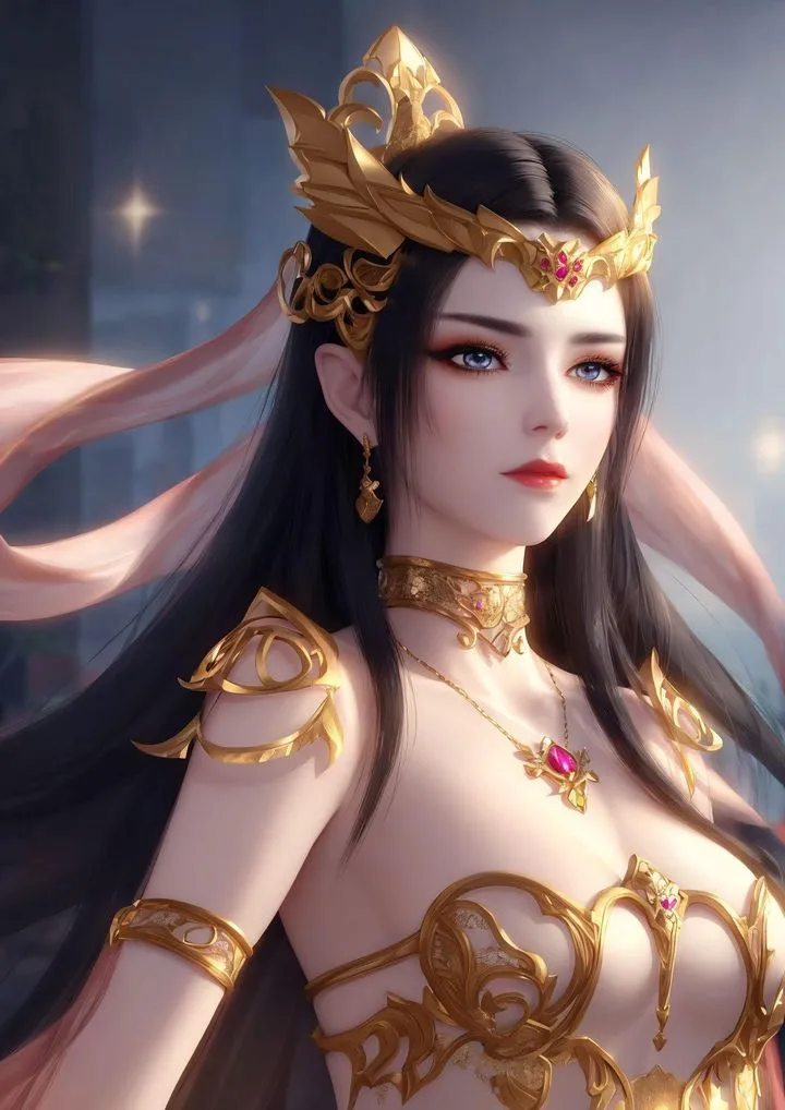 [AI绘画]国漫女主-阿七.蔷薇.高瑶.小舞.云曦.应天王后.美杜莎 - 第08话 - page 68