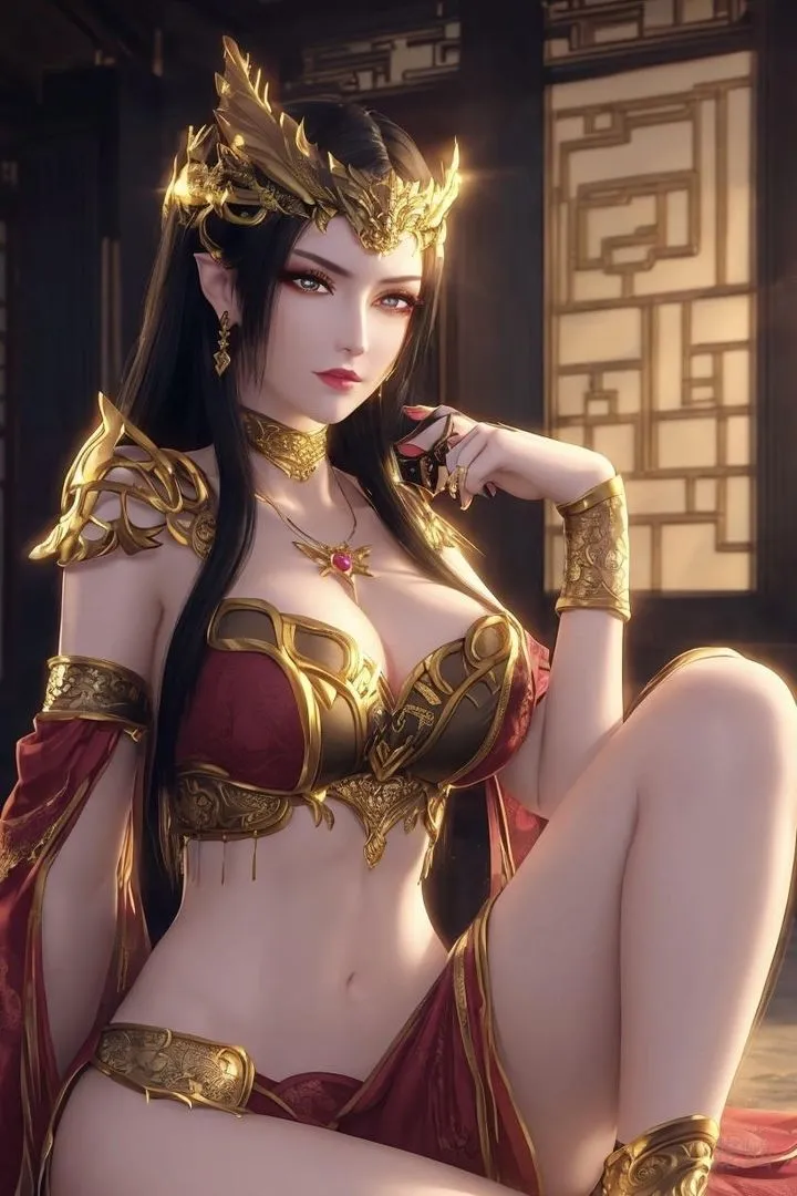 [AI绘画]国漫女主-阿七.蔷薇.高瑶.小舞.云曦.应天王后.美杜莎 - 第08话 - page 83
