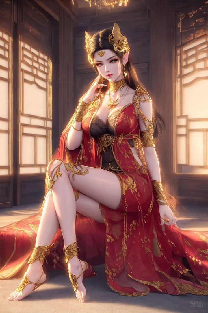[AI绘画]国漫女主-阿七.蔷薇.高瑶.小舞.云曦.应天王后.美杜莎 - 第08话 - page 84