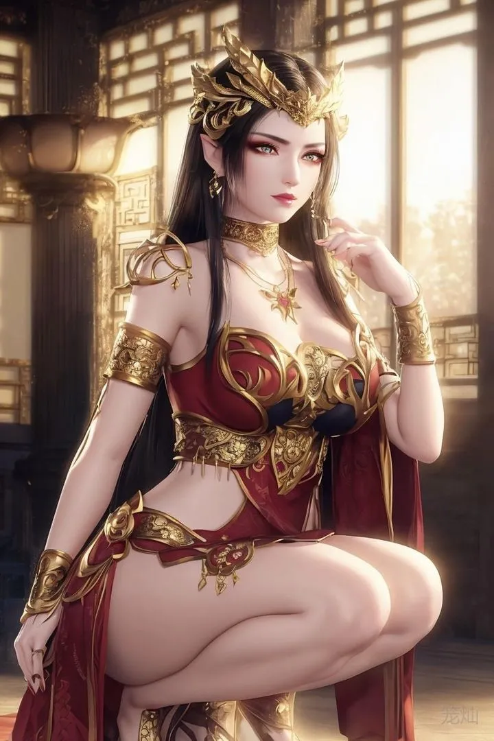 [AI绘画]国漫女主-阿七.蔷薇.高瑶.小舞.云曦.应天王后.美杜莎 - 第08话 - page 86