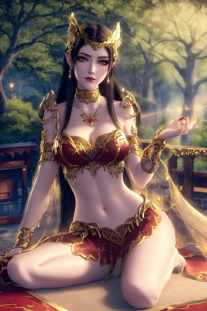 [AI绘画]国漫女主-阿七.蔷薇.高瑶.小舞.云曦.应天王后.美杜莎 - 第08话 - page 89