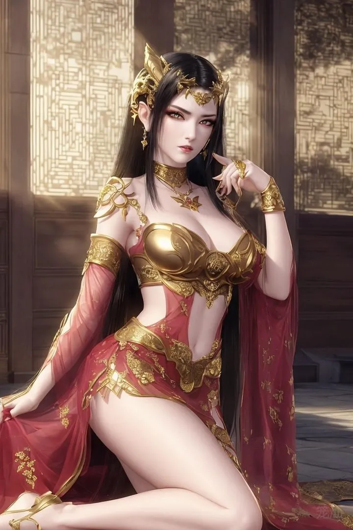 [AI绘画]国漫女主-阿七.蔷薇.高瑶.小舞.云曦.应天王后.美杜莎 - 第08话 - page 91