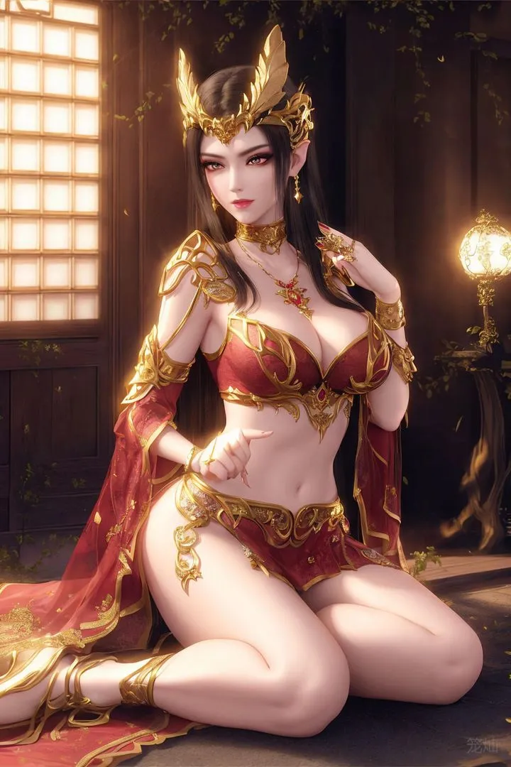 [AI绘画]国漫女主-阿七.蔷薇.高瑶.小舞.云曦.应天王后.美杜莎 - 第08话 - page 93