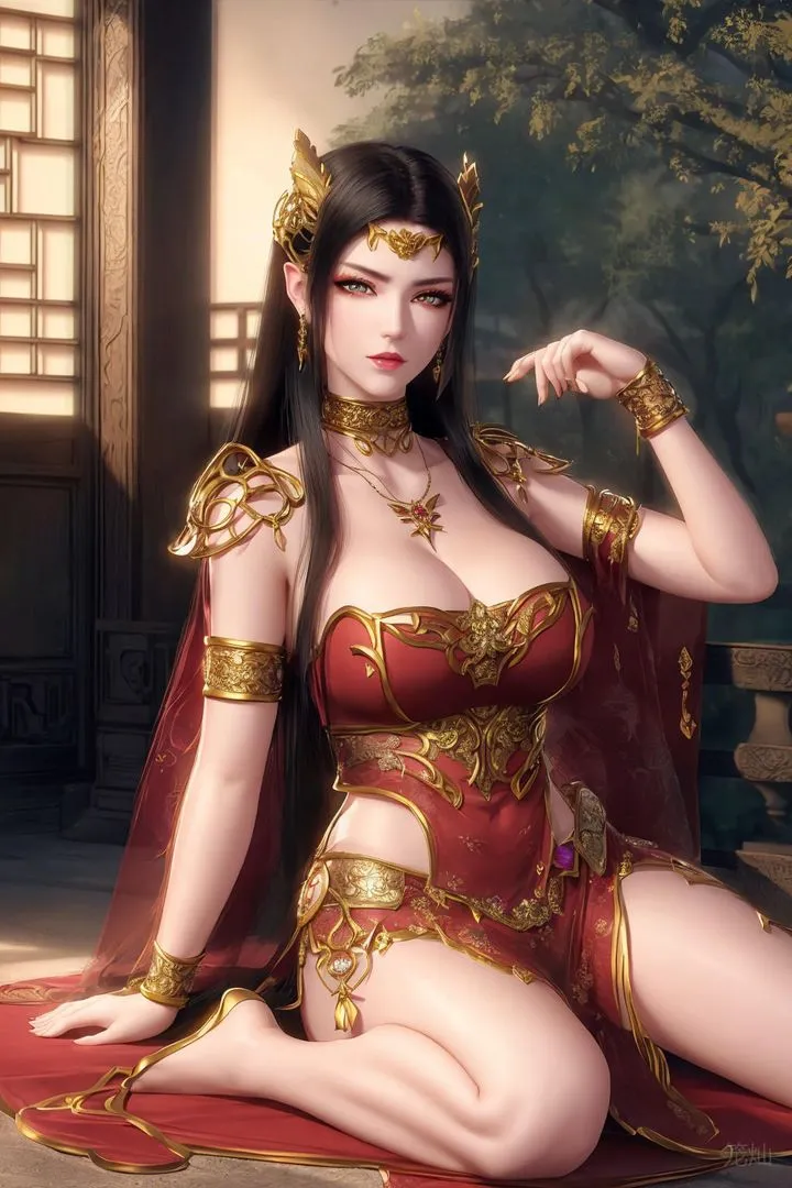 [AI绘画]国漫女主-阿七.蔷薇.高瑶.小舞.云曦.应天王后.美杜莎 - 第08话 - page 94