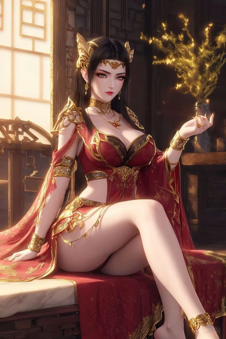 [AI绘画]国漫女主-阿七.蔷薇.高瑶.小舞.云曦.应天王后.美杜莎 - 第08话 - page 96
