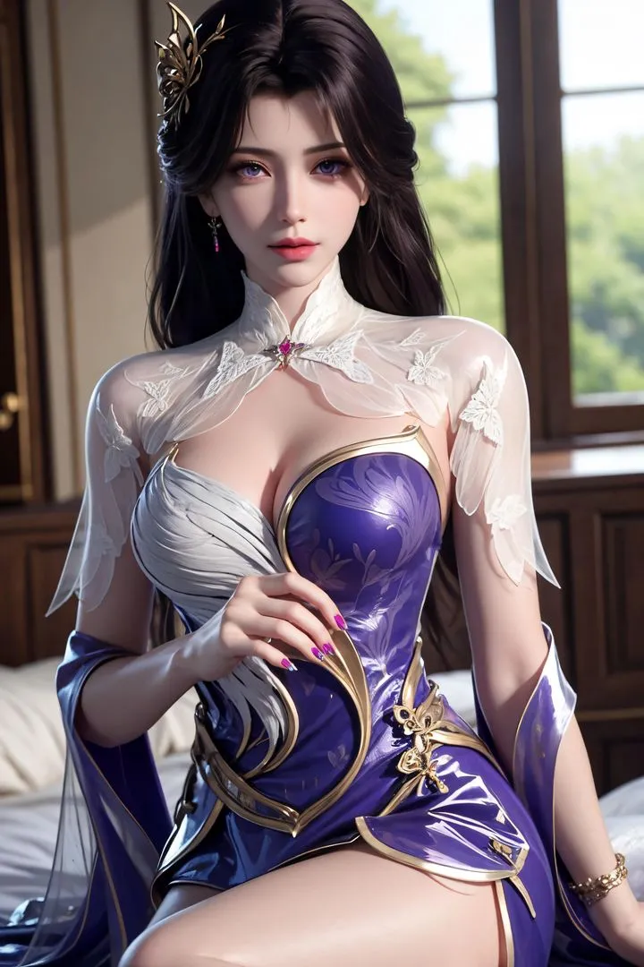 [AI绘画]国漫女主-阿七.蔷薇.高瑶.小舞.云曦.应天王后.美杜莎 - 第06话 - page 8