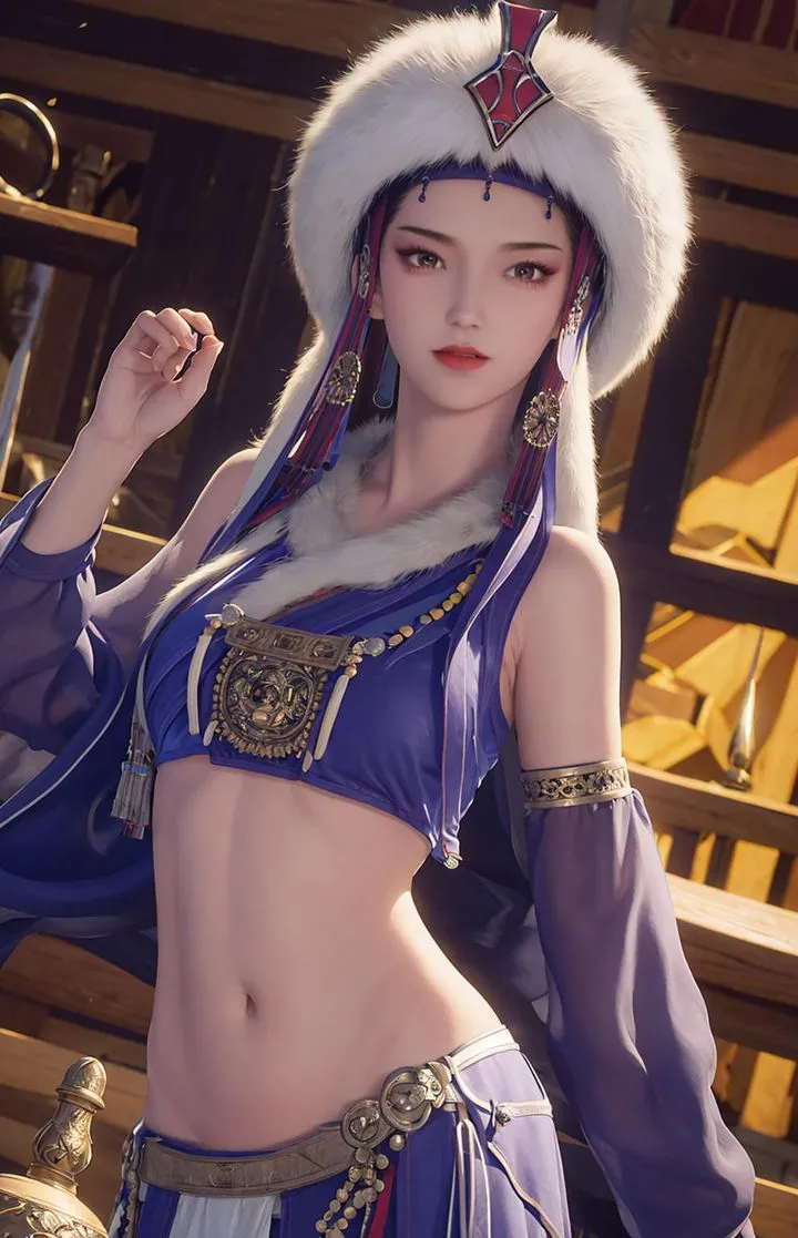 [AI绘画]国漫女主-阿七.蔷薇.高瑶.小舞.云曦.应天王后.美杜莎 - 第06话 - page 91