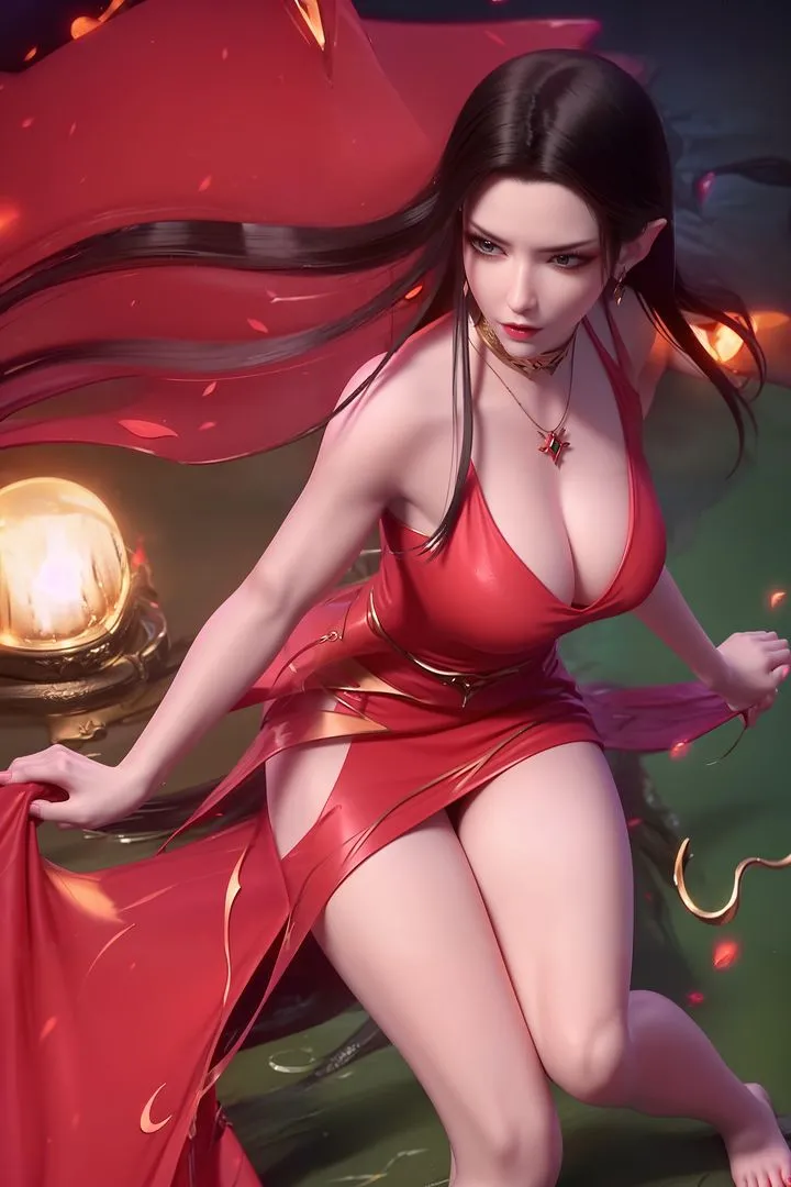 [AI绘画]国漫女主-阿七.蔷薇.高瑶.小舞.云曦.应天王后.美杜莎 - 第07话 - page 53