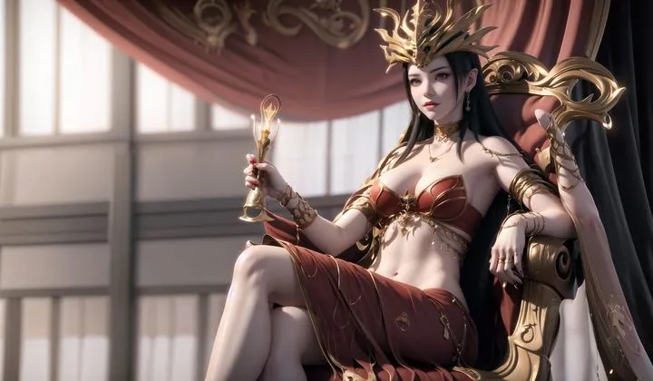 [AI绘画]国漫女主-阿七.蔷薇.高瑶.小舞.云曦.应天王后.美杜莎 - 第10话 - page 7