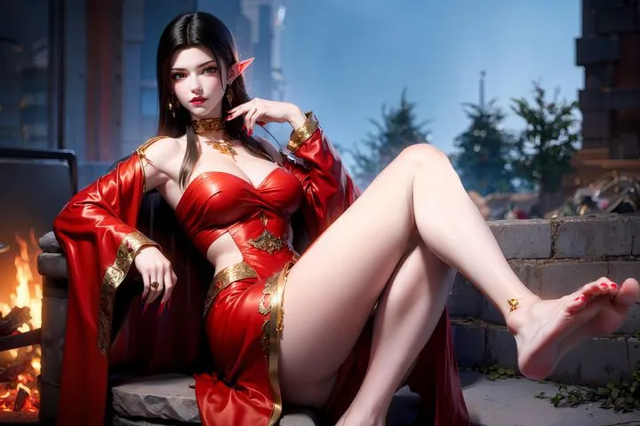 [AI绘画]国漫女主-阿七.蔷薇.高瑶.小舞.云曦.应天王后.美杜莎 - 第10话 - page 58