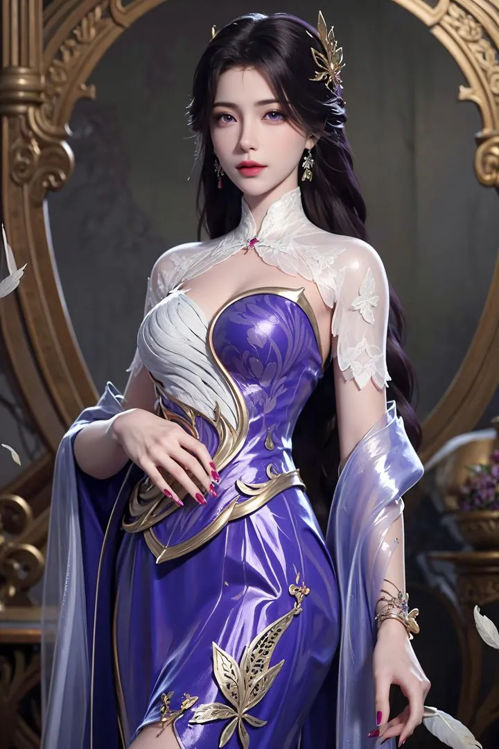 [AI绘画]国漫女主-阿七.蔷薇.高瑶.小舞.云曦.应天王后.美杜莎 - 第05话 - page 91