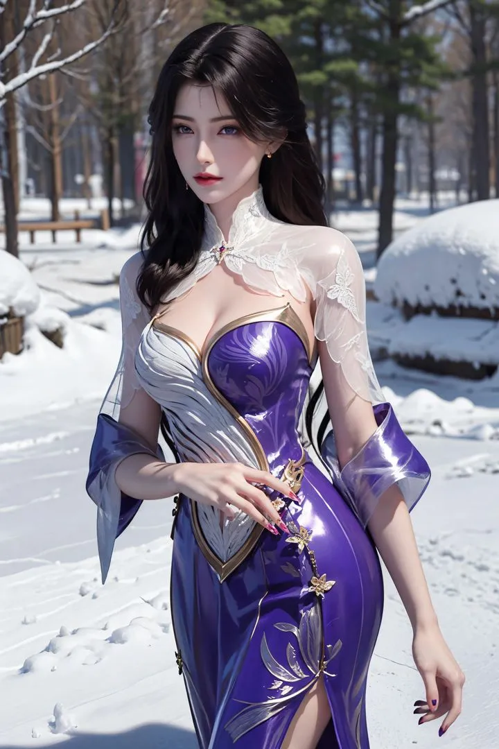 [AI绘画]国漫女主-阿七.蔷薇.高瑶.小舞.云曦.应天王后.美杜莎 - 第05话 - page 92