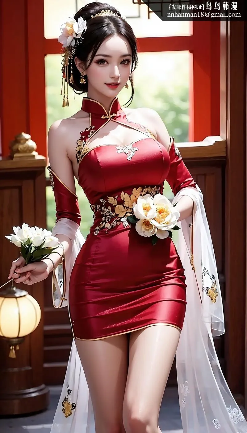 AI大神 FANBOX 14.5g合集 - FANBOX◆ 墨迹 [AI Generated]-国风-旗袍-part1 - page 12