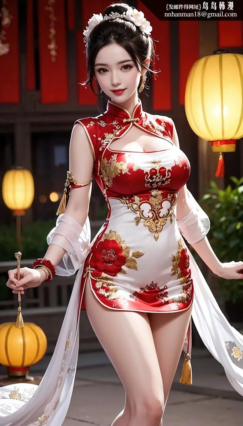 AI大神 FANBOX 14.5g合集 - FANBOX◆ 墨迹 [AI Generated]-国风-旗袍-part1 - page 20