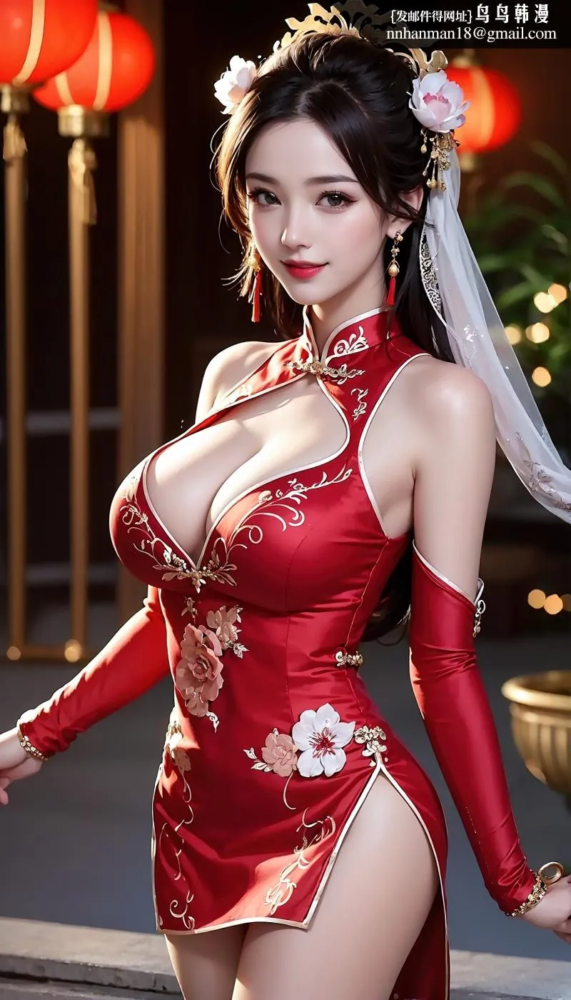 AI大神 FANBOX 14.5g合集 - FANBOX◆ 墨迹 [AI Generated]-国风-旗袍-part1 - page 21