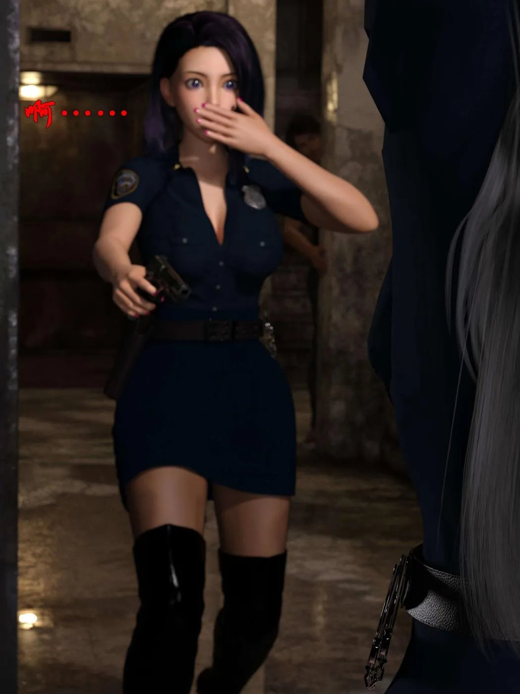 [3D]黑丝女警队第一部-模特绑架事件 - 第1话 - page 17
