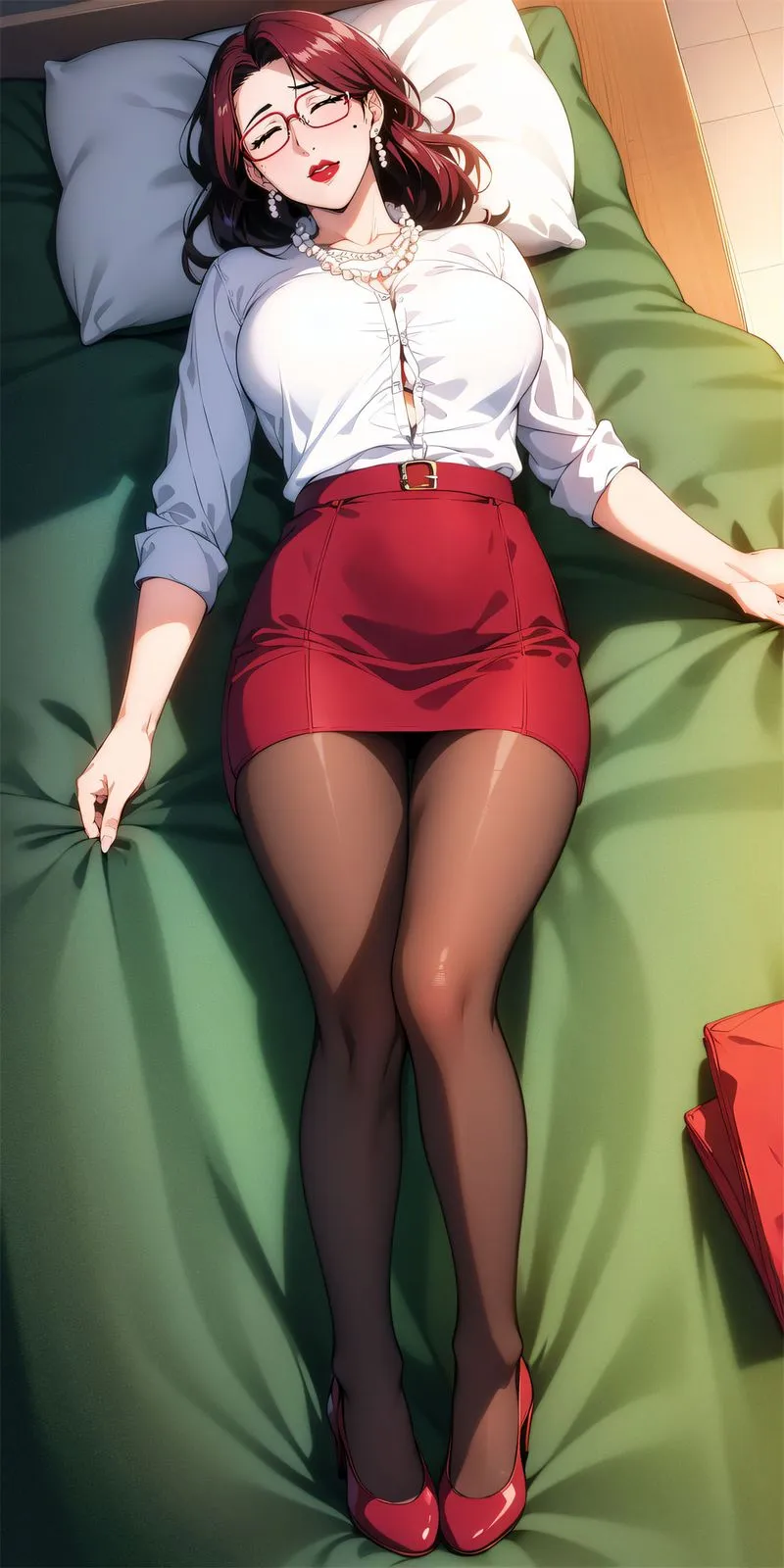 [AI绘画]美人母亲整合肉嫁高柳傢 - 第06话 - page 32