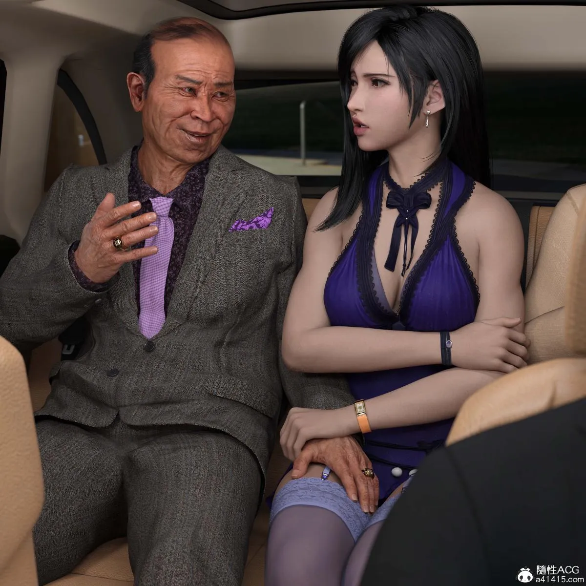 [3D]蒂法的紫色连身裙 - 蒂法的紫色连身裙 - page 6